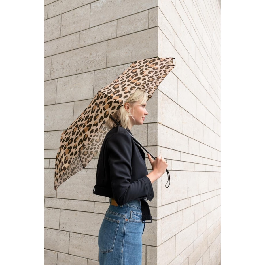 Parasol UMBRELLA POCKET DUOMATIC, leo macchiato