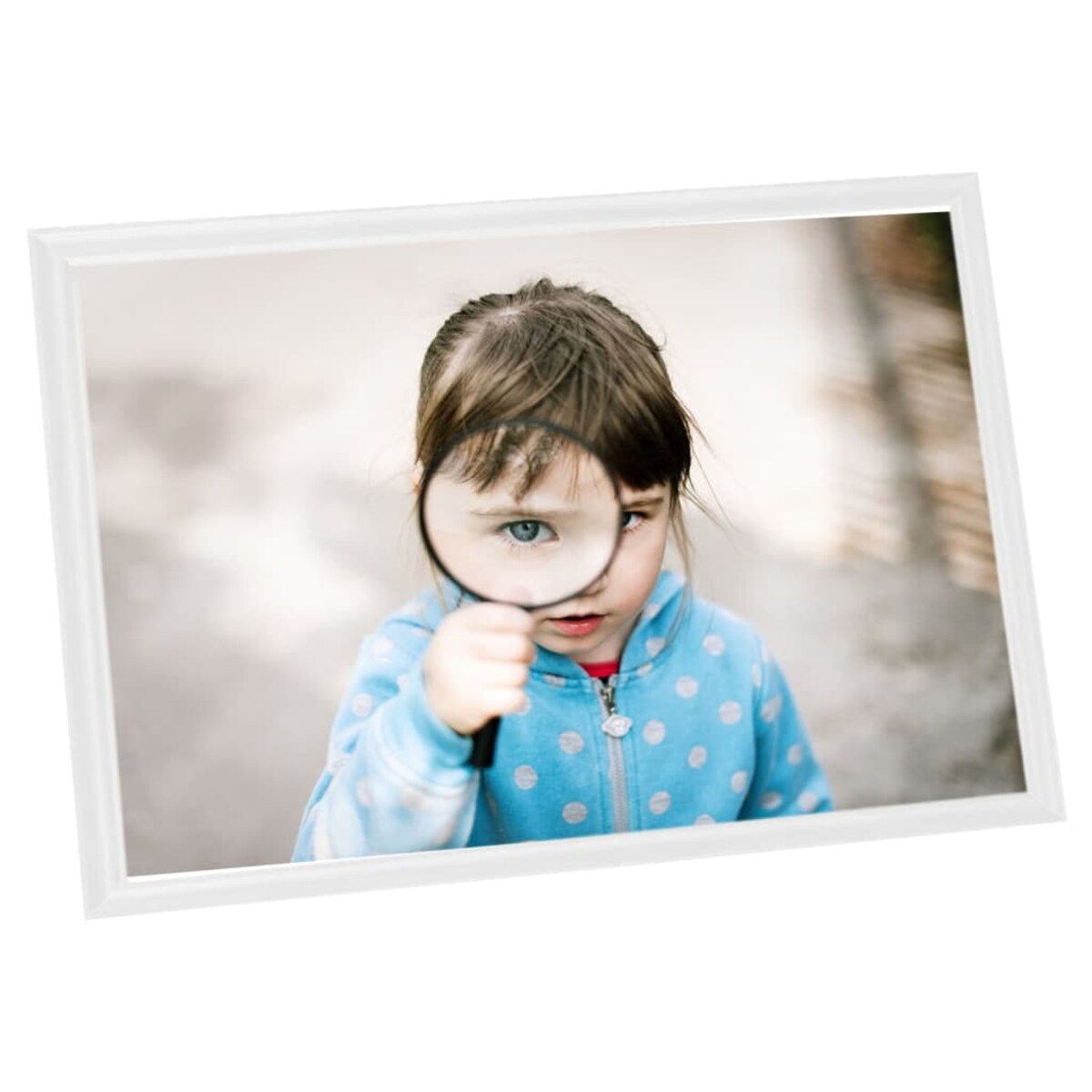 vidaXL Ramki na zdjęcia, 3 szt., stojące, białe, 13x18 cm, MDF