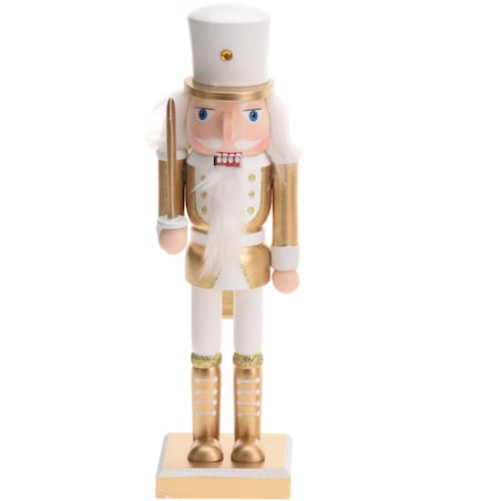 Drewniany dziadek do orzechów, figurka, 25 cm,