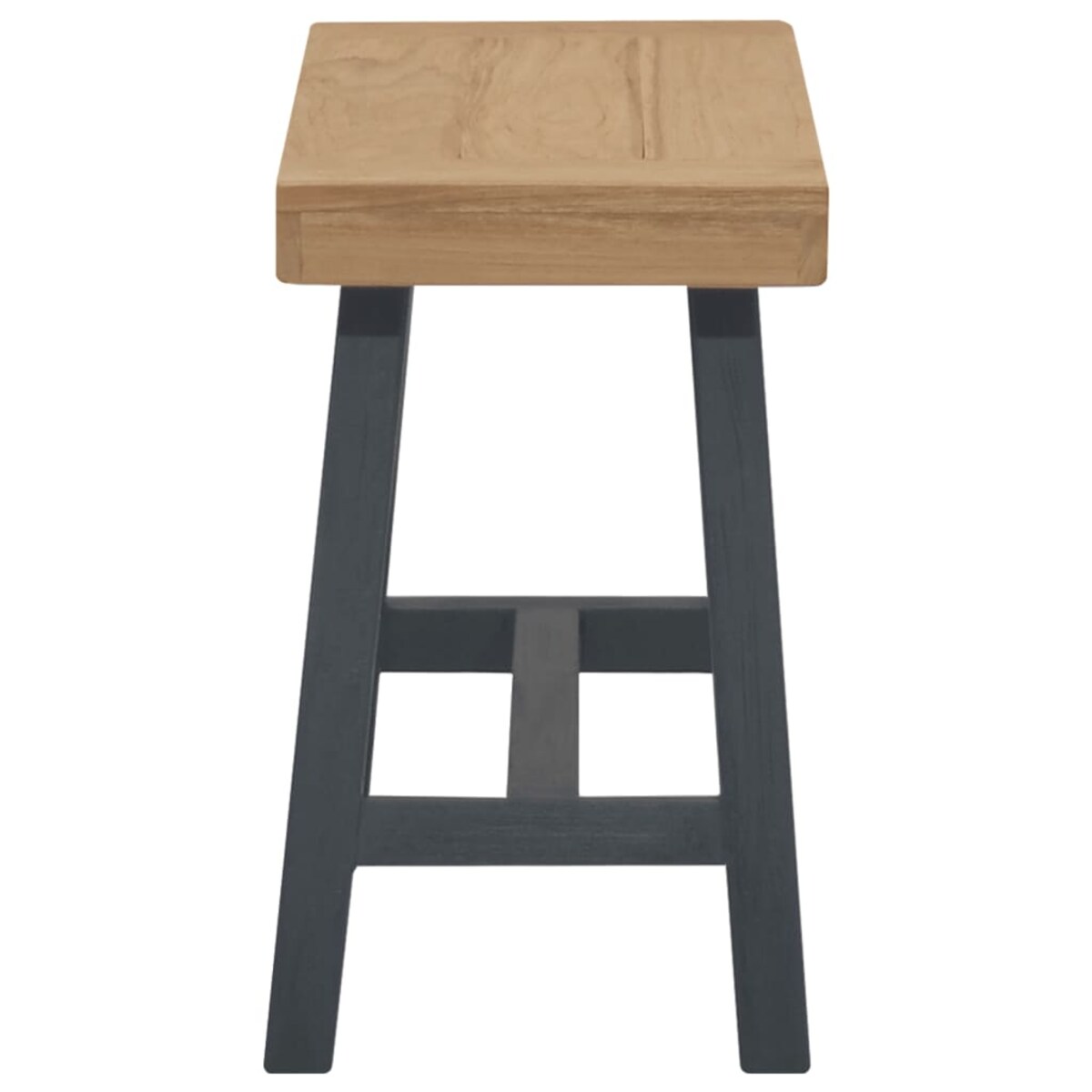 vidaXL Ławka, 80 cm, lite drewno tekowe