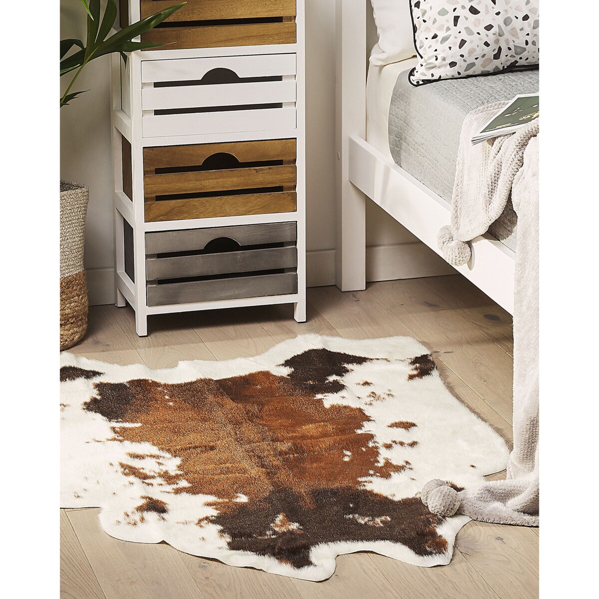 Sztuczna skóra bydlęca NAMBUNG Brązowy 60 x 90 cm