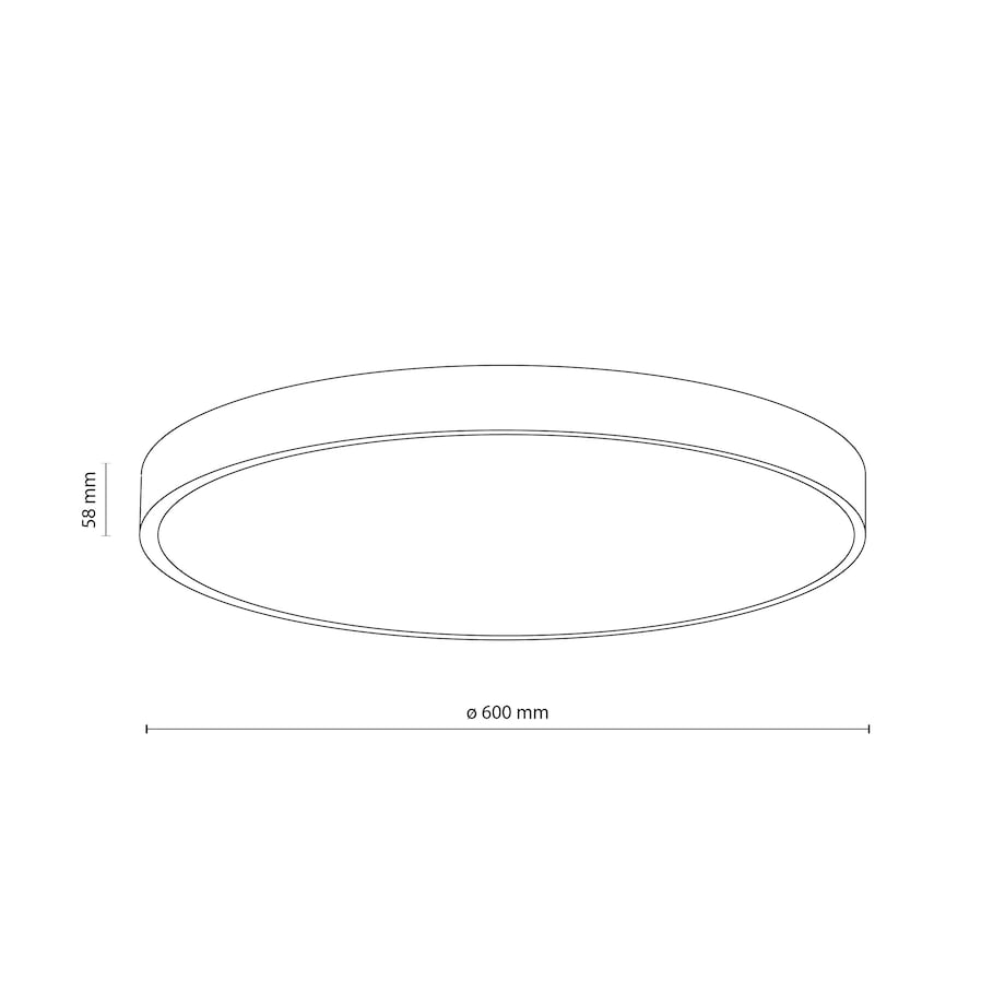 Lampa Sufitowa Łazienkowa Tk Lighting Velis Biały Plafon Led 60W Ip54 Zmienna Barwa, Ściemniany