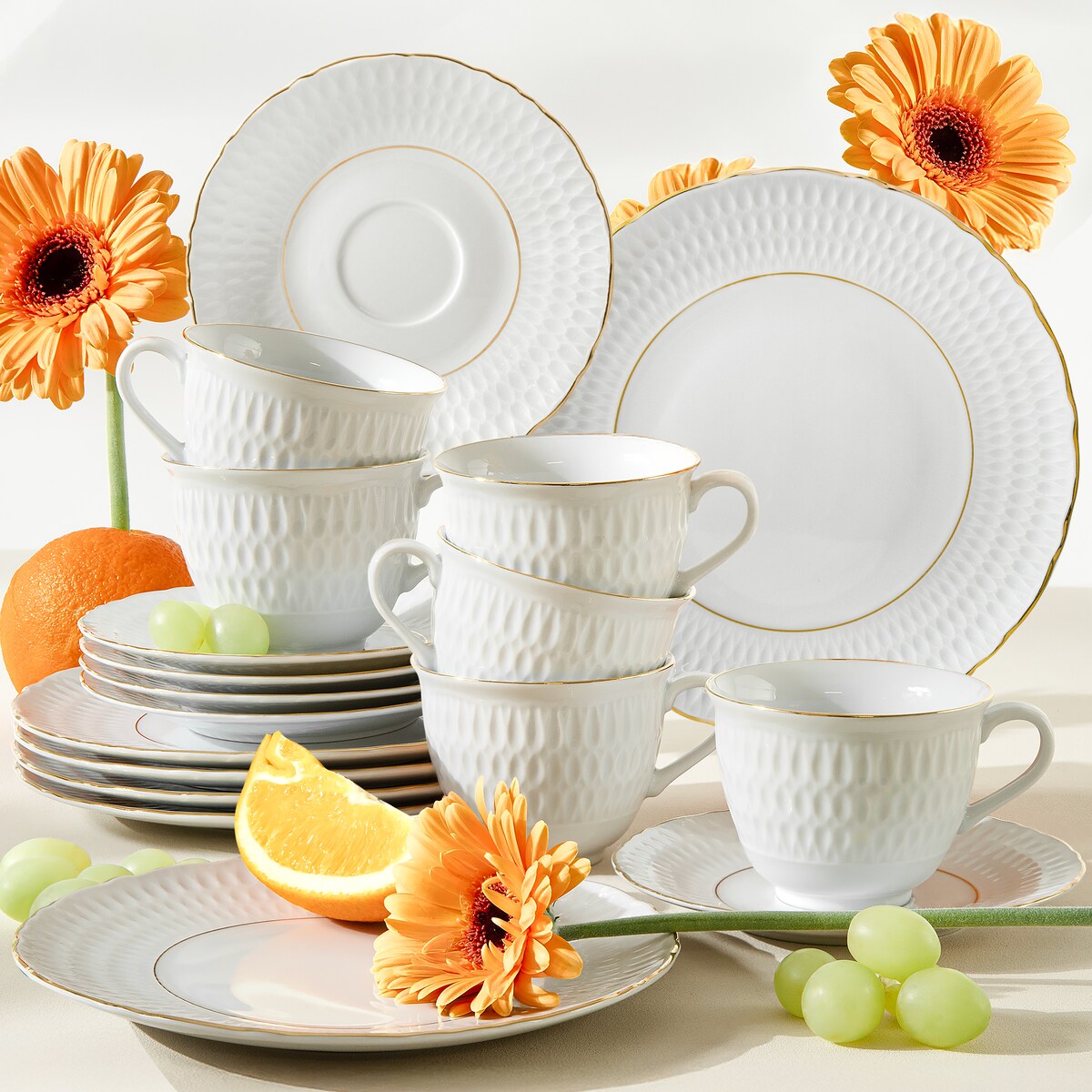 Konsimo SOFIA Zestaw kawowy 6 os. (18 el.)