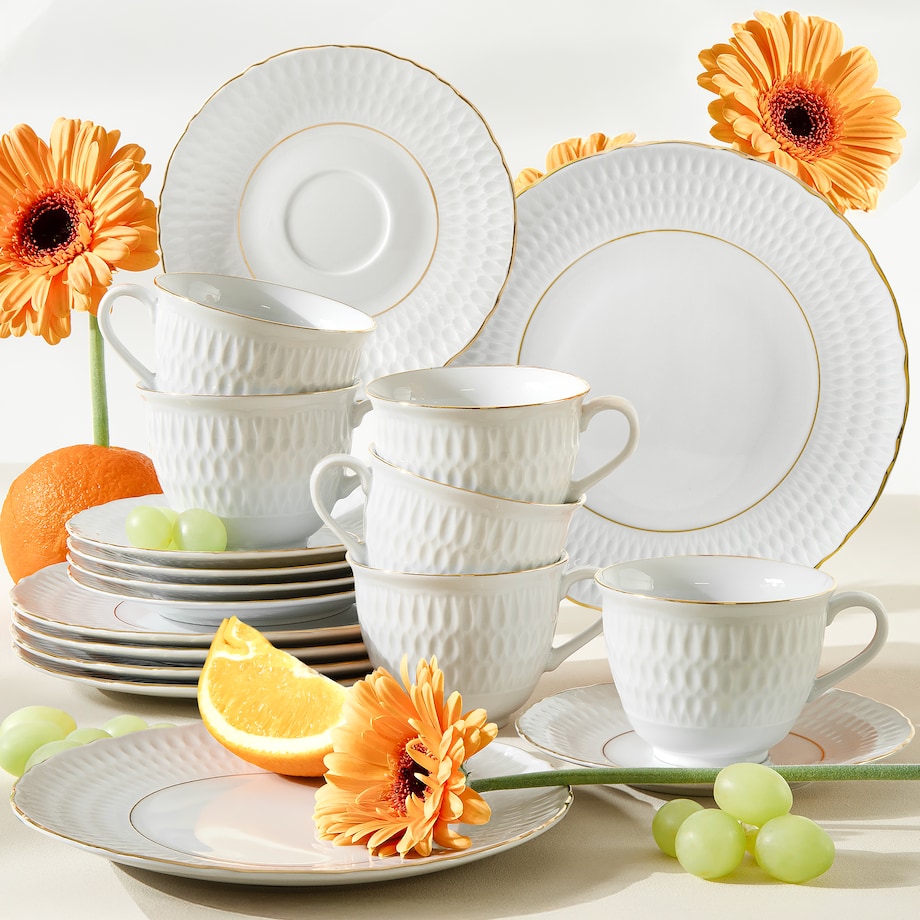 Konsimo SOFIA Zestaw kawowy 6 os. (18 el.)