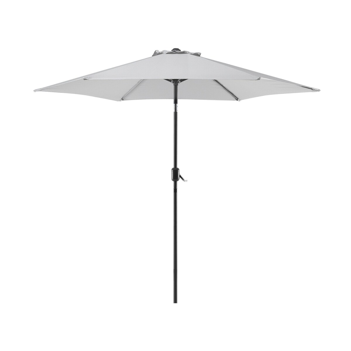 Parasol ogrodowy ⌀ 270 cm jasnoszary VARESE