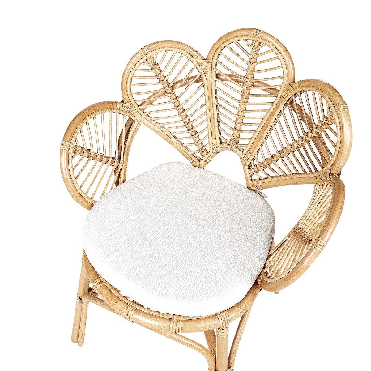 Zestaw 2 foteli paw FLORENTINE II Rattan Naturalny