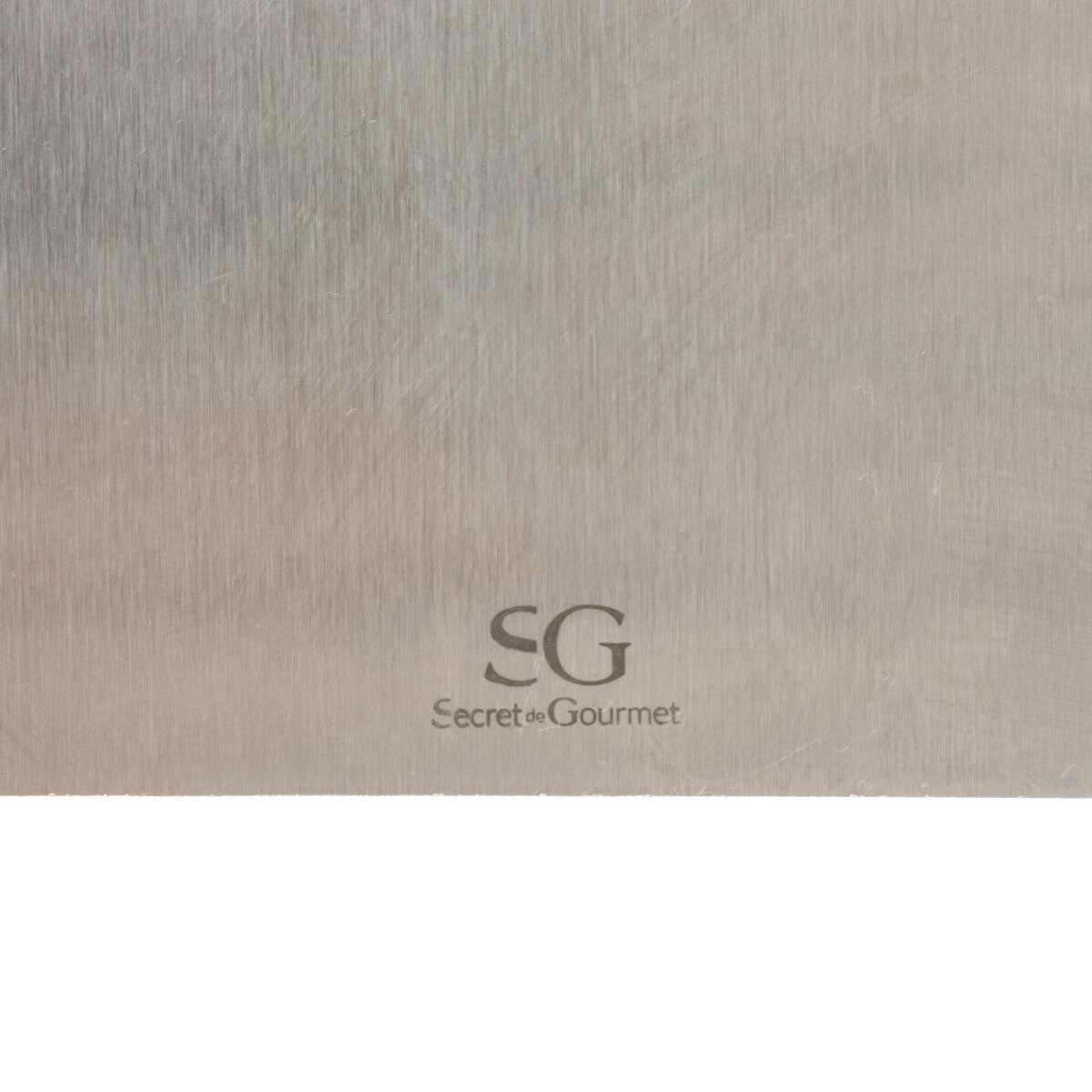 Packa cukiernicza, stal nierdzewna, 15 x 12 cm + miarka