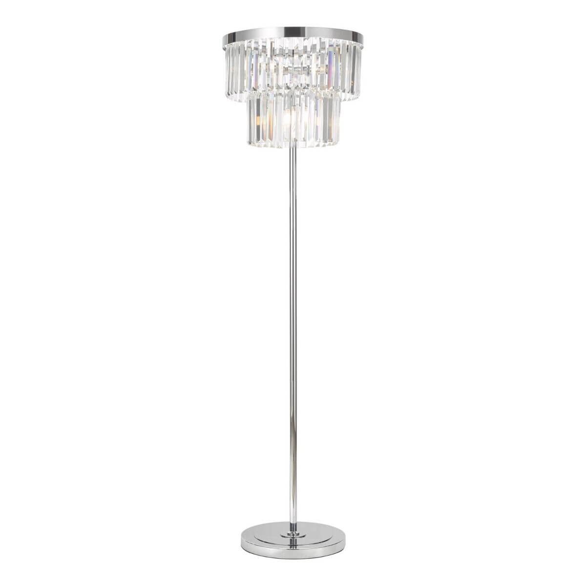 Podłogowa lampa salonowa Angel ANG4908 Dar Lighting glamour kryształ chrom