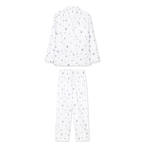 Piżama Niezapominajki długa L