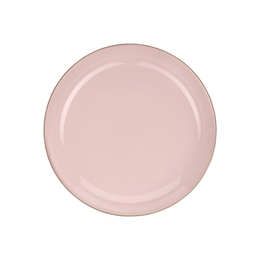 Talerz śniadaniowo - deserowy  Sienna, różowy, 19 cm