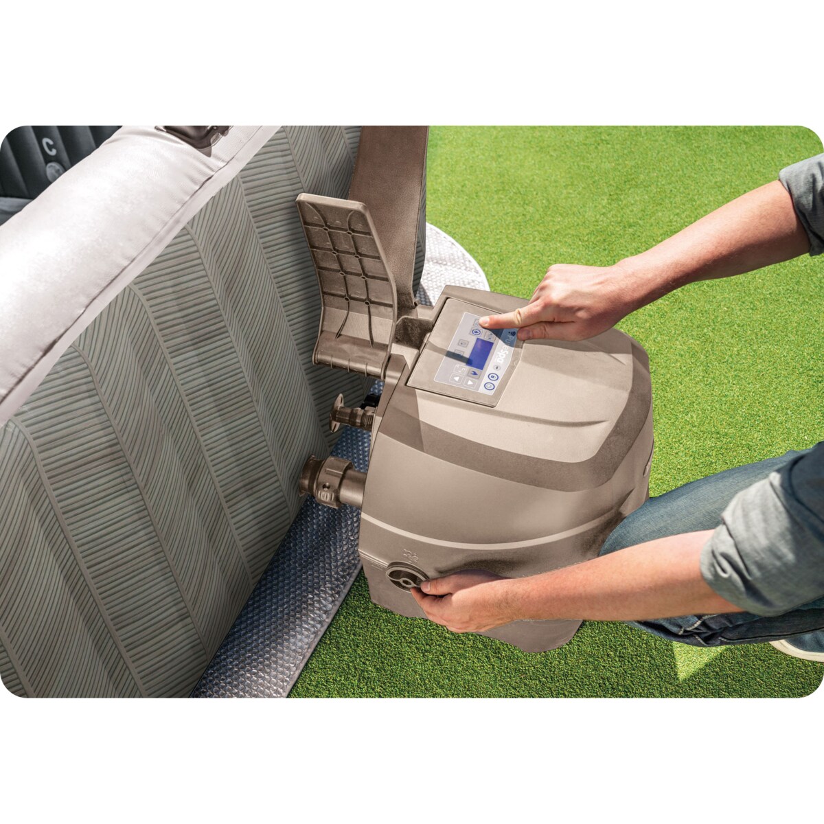 Spa dmuchane basen 4 osobowe hydromasaż Intex 28446