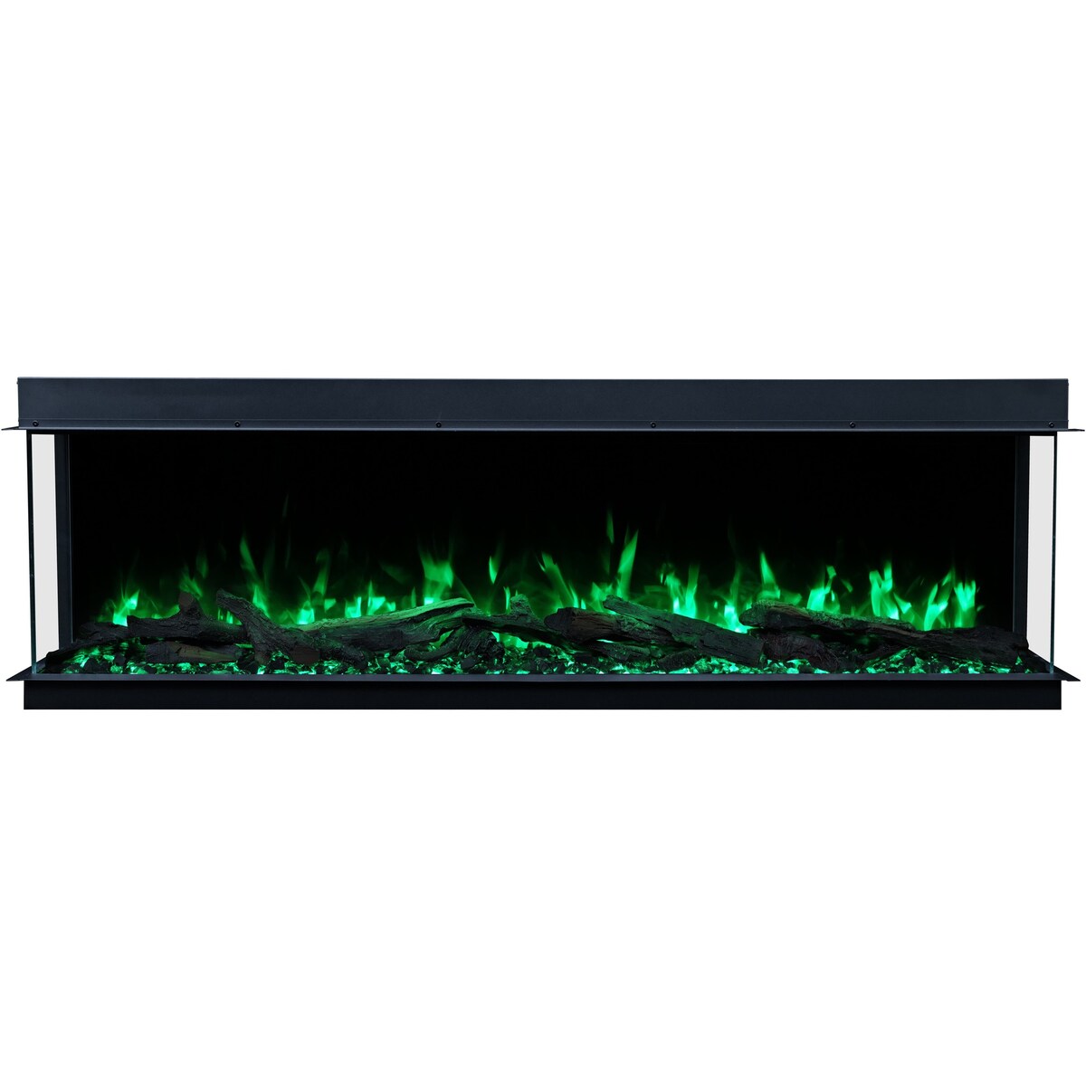 Kominek elektryczny à 3 côtés Emotion Flame Solis 150 - do zabudowy - 150x30x46 cm - kominek LED - funkcja grzania 750/1500 W