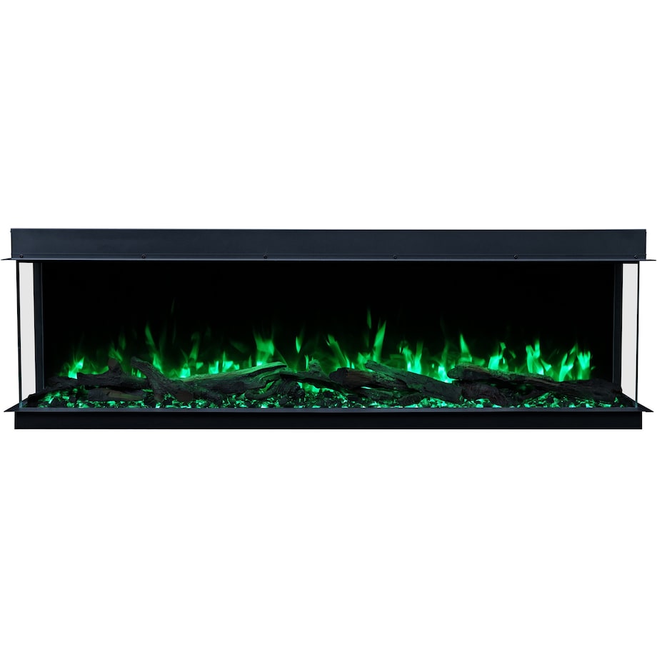 Kominek elektryczny à 3 côtés Emotion Flame Solis 150 - do zabudowy - 150x30x46 cm - kominek LED - funkcja grzania 750/1500 W