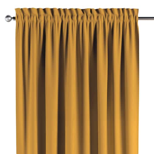 Zasłona na kanale z grzywką 1 szt. 130x245 miodowy