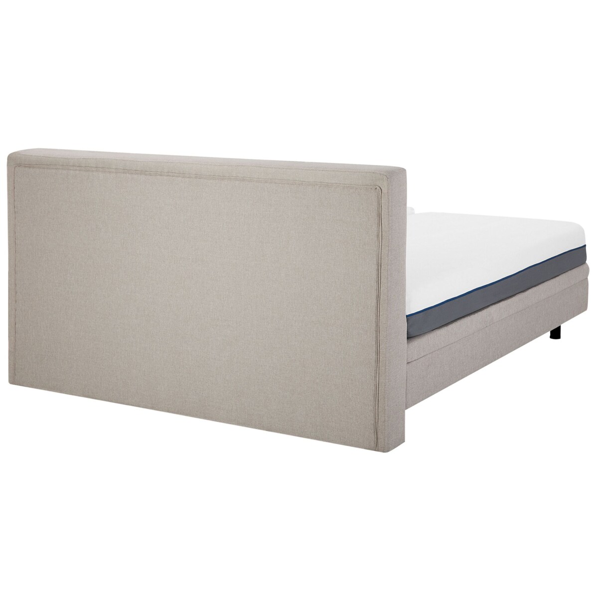 Łóżko regulowane tapicerowane 180 x 200 cm beżowe DUKE