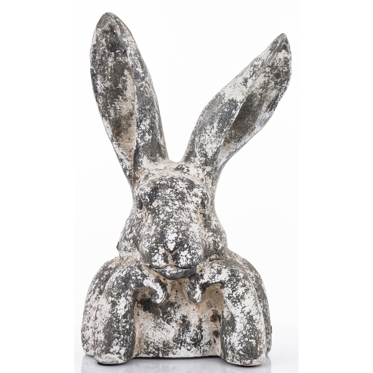 Figurka - szare popiersie królika 30x22x16,5 cm TORINO