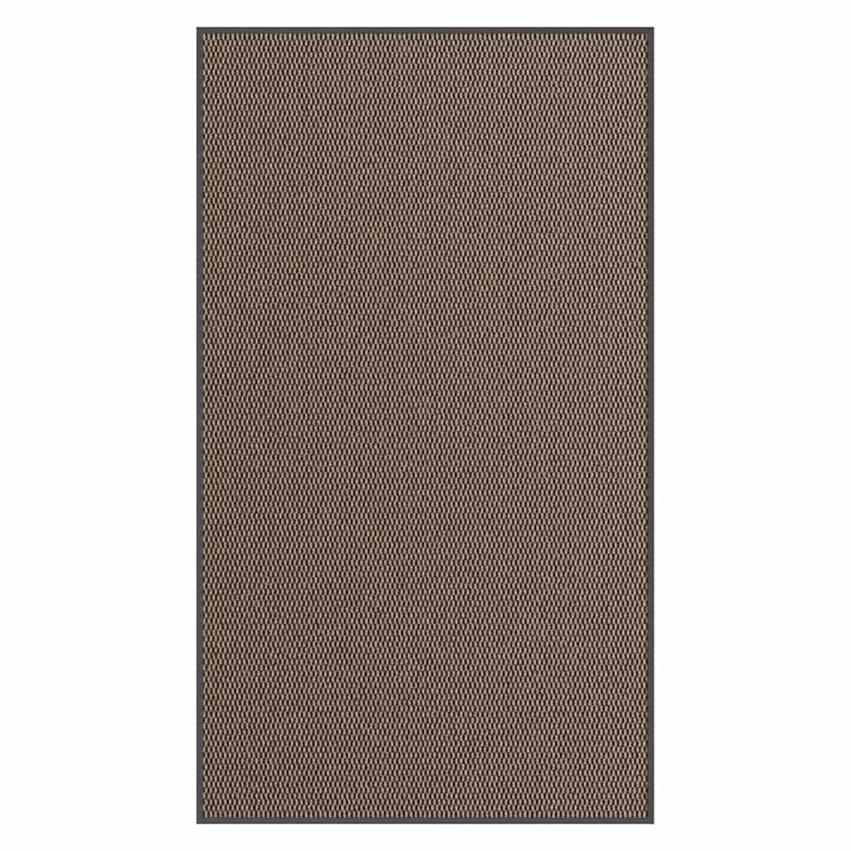 vidaXL Wycieraczka Brązowa 115x200 cm