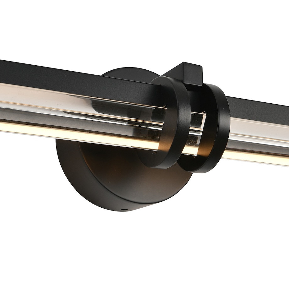 Lampa ścienna kinkiet LOVELY LED czarna 58 cm