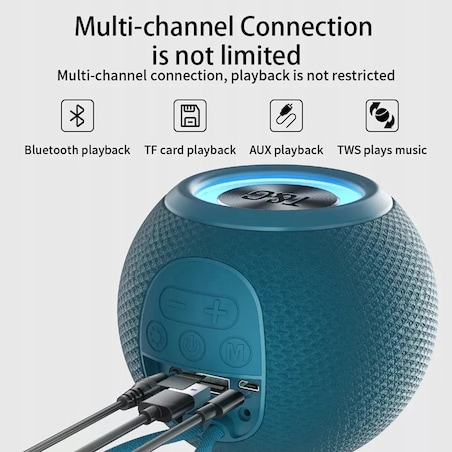 GŁOŚNIK BLUETOOTH USB SD AUX PRZENOŚNY BEZPRZEWODOWY RADIO FM WIEŻA BOOMBOX