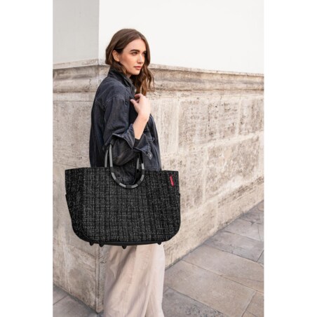 Torba LOOPSHOPPER L, bouclé black
