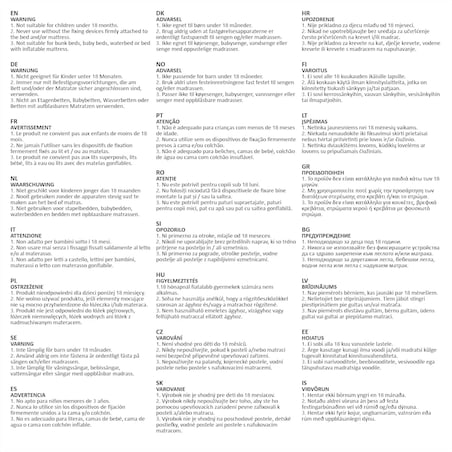 vidaXL Barierka do łóżeczka dziecięcego, taupe, 90x25 cm, tkanina