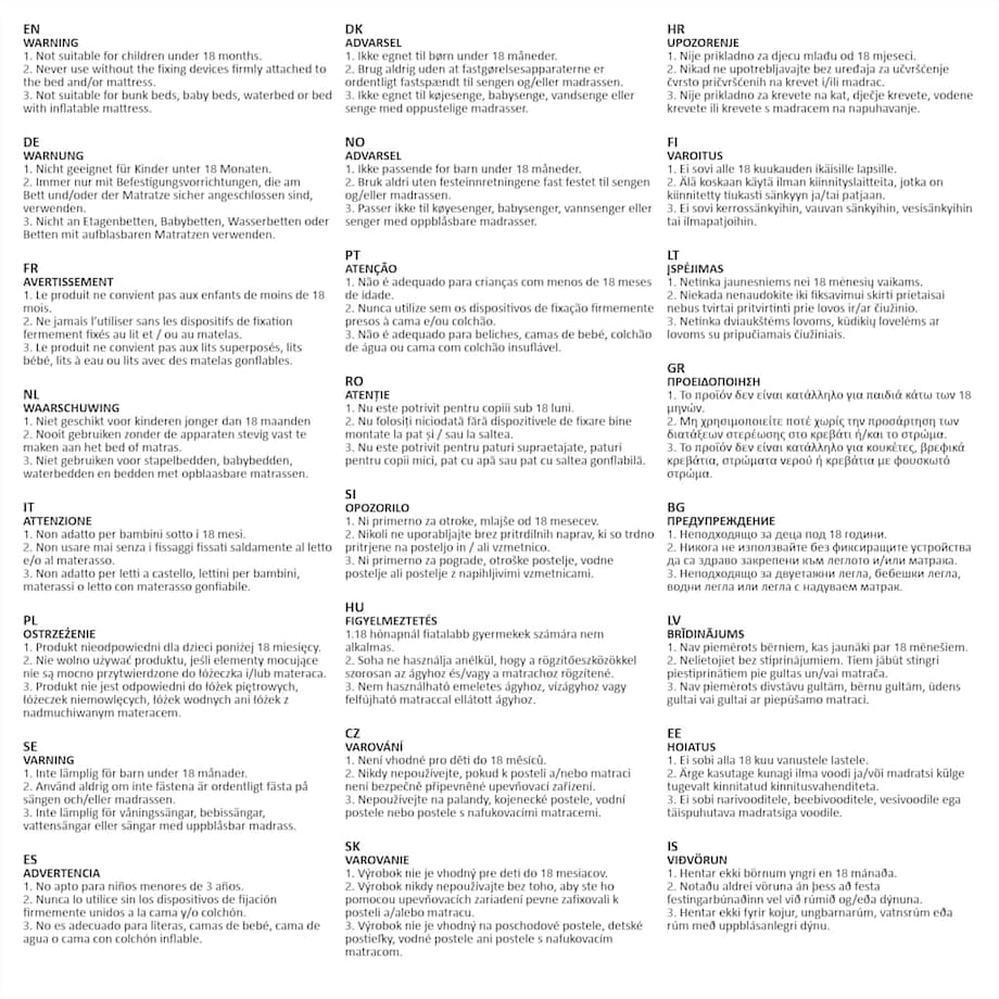 vidaXL Barierka do łóżeczka dziecięcego, taupe, 90x25 cm, tkanina