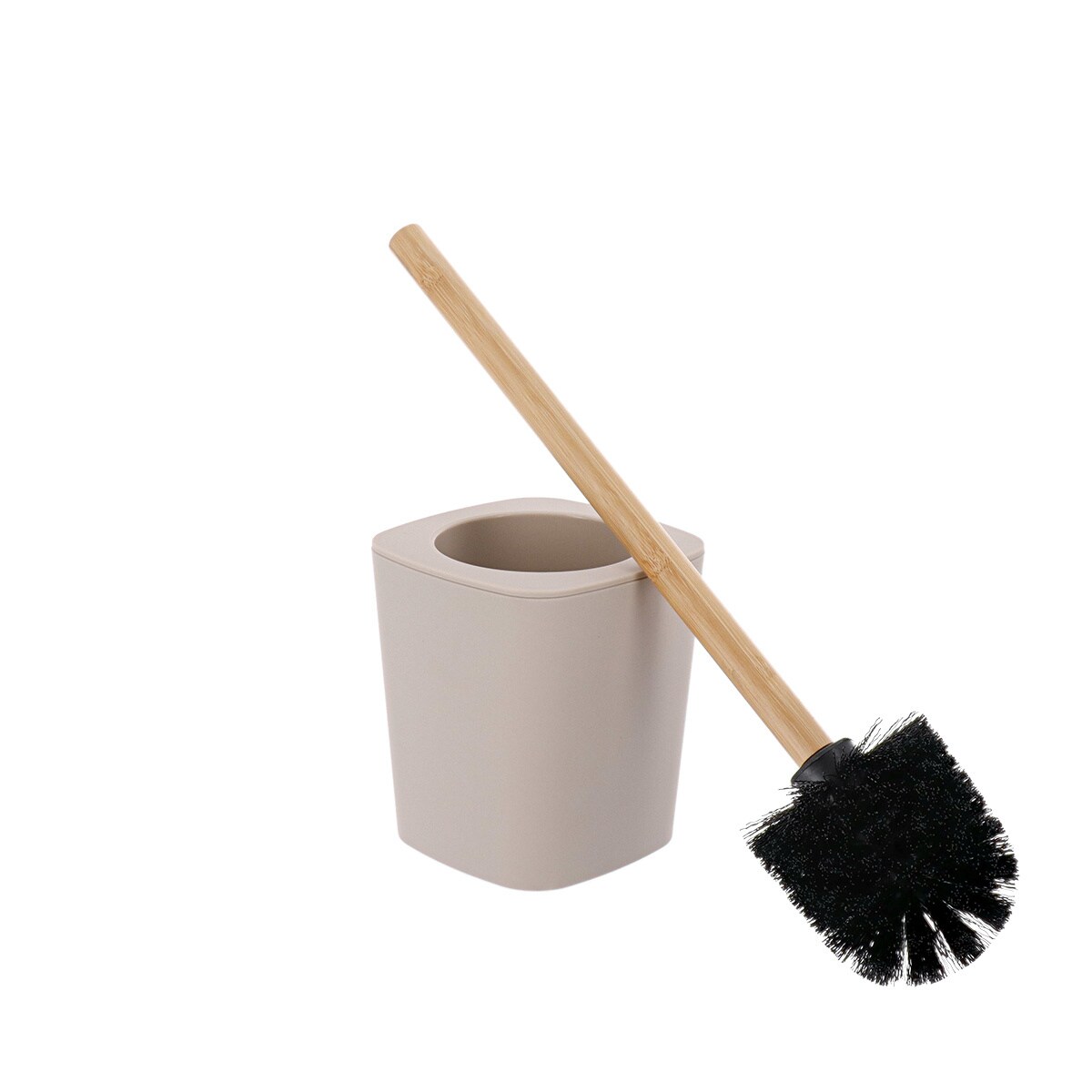 Szczotka do wc beżowa CALMA, wys. 38 cm
