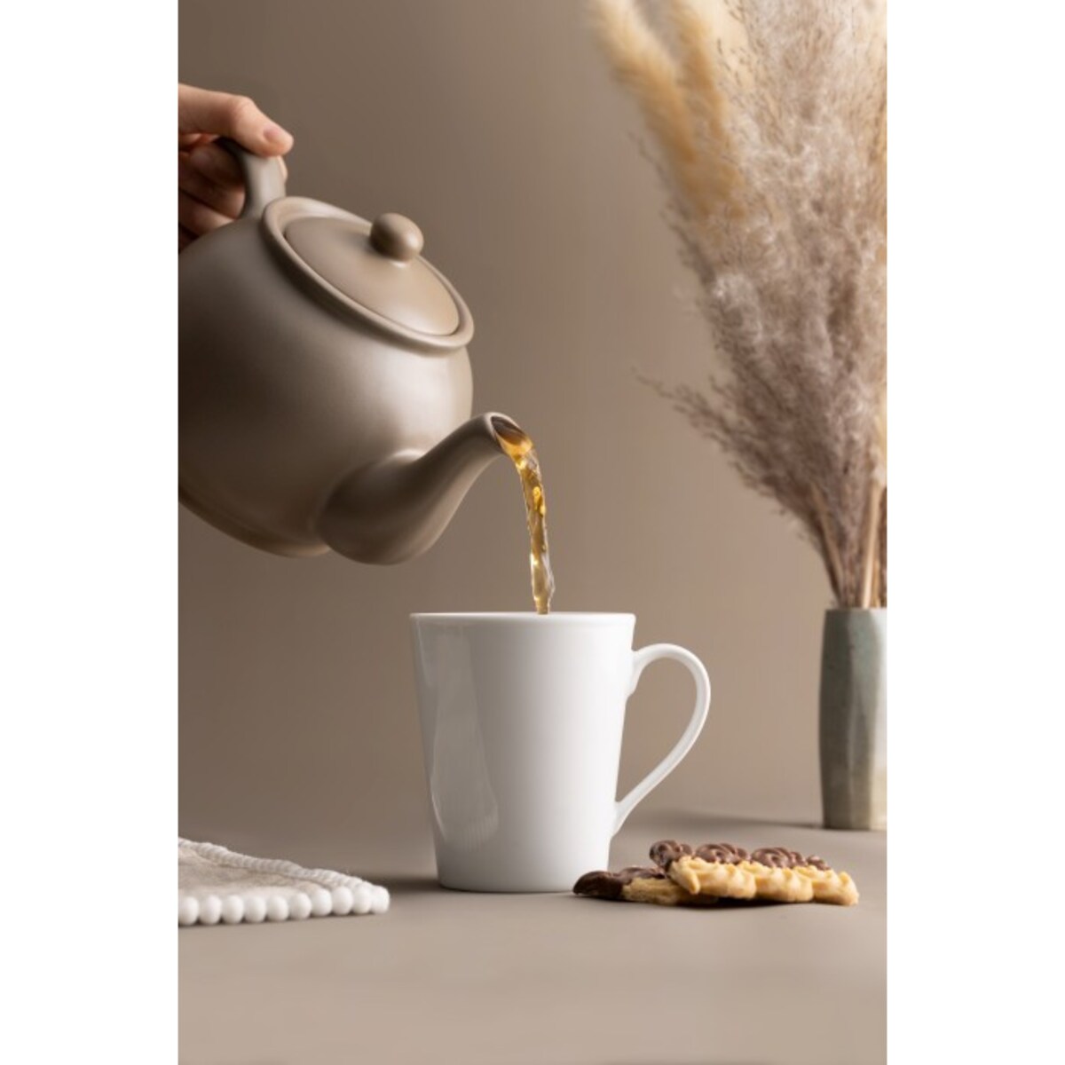 Imbryk taupe mat, 1100 ml, Price & Kensington