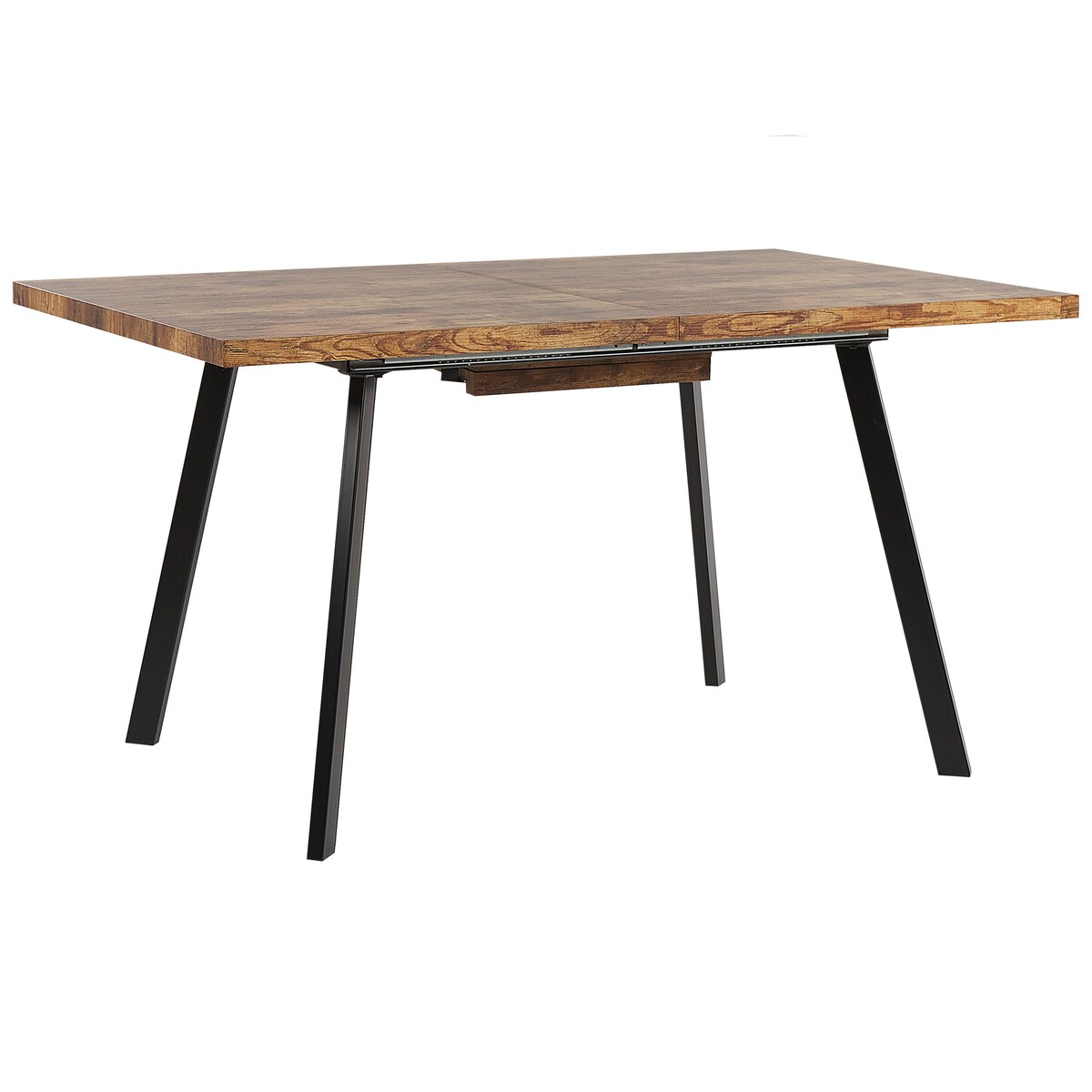 Stół do jadalni rozkładany HARLOW Ciemnobrązowy 140/180 cm 90 cm