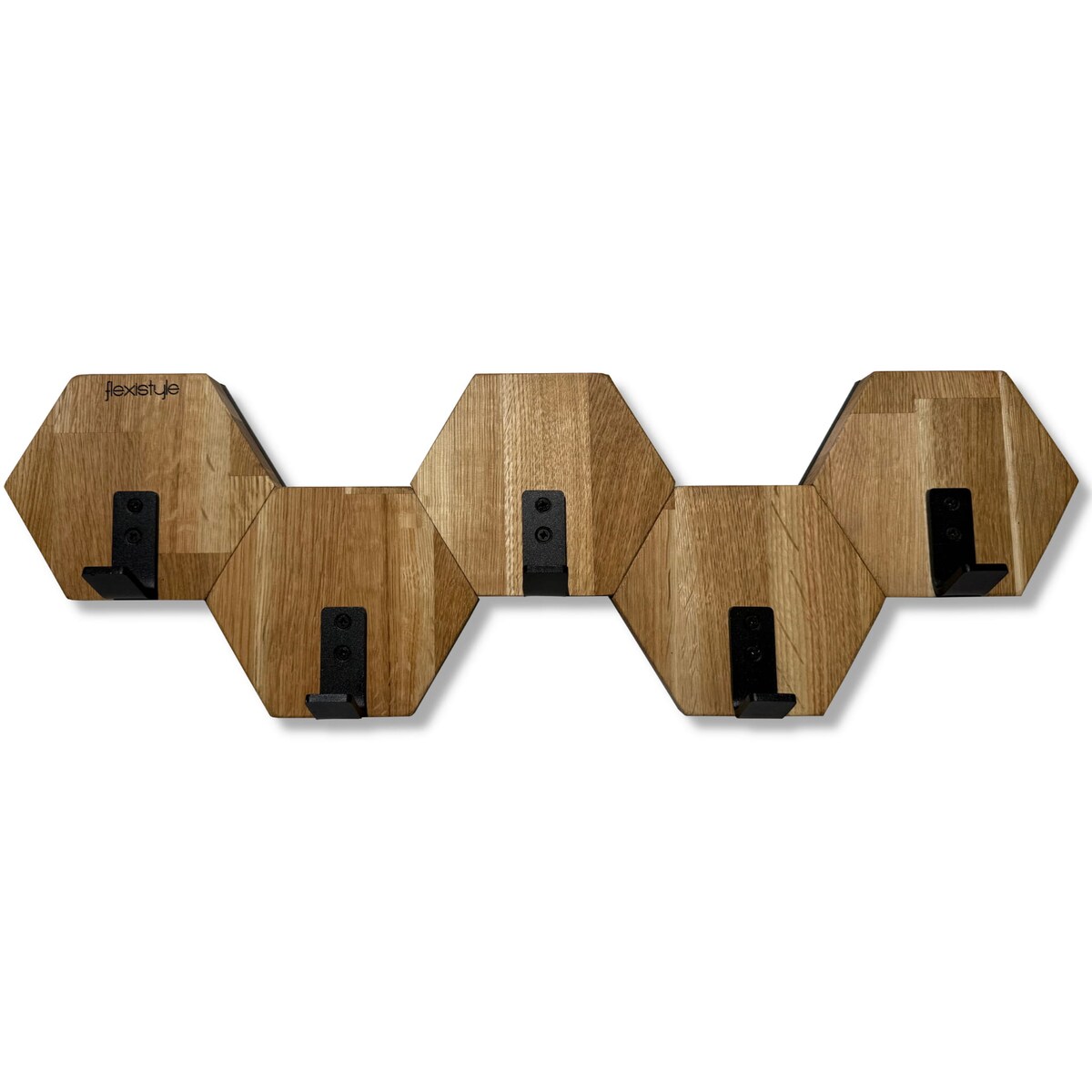 Wieszak ścienny na ubrania Hexagon 56cm