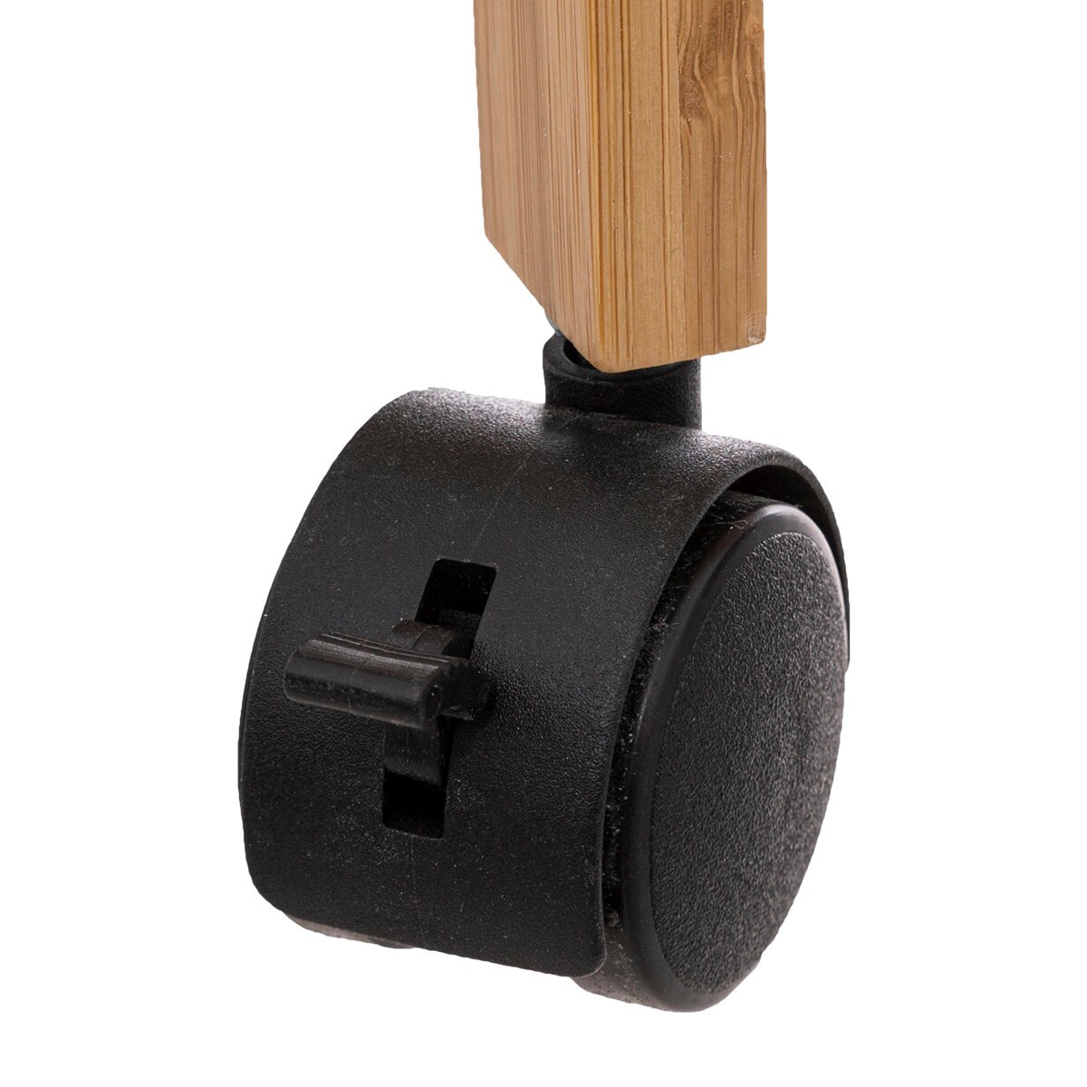 Mobilny regał kuchenny LINHA, 3 poziomy, bambusowy