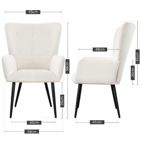 Foteldo salonu wypoczynkowy uszak beżowy welurowy wygodny tapicerowany