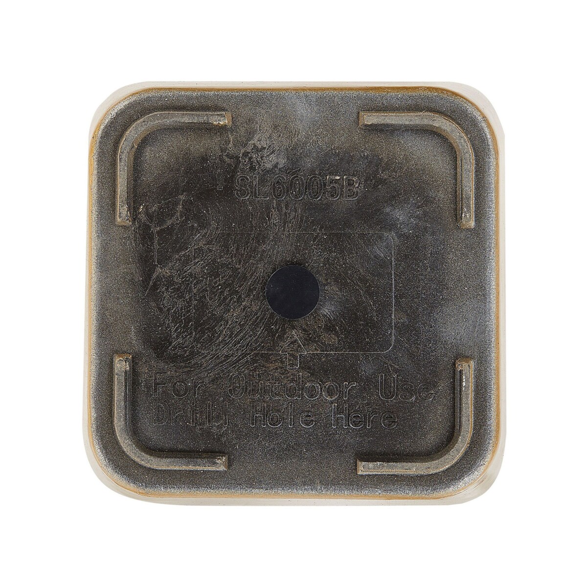 Doniczka 40 x 40 x 76 cm złota MODI