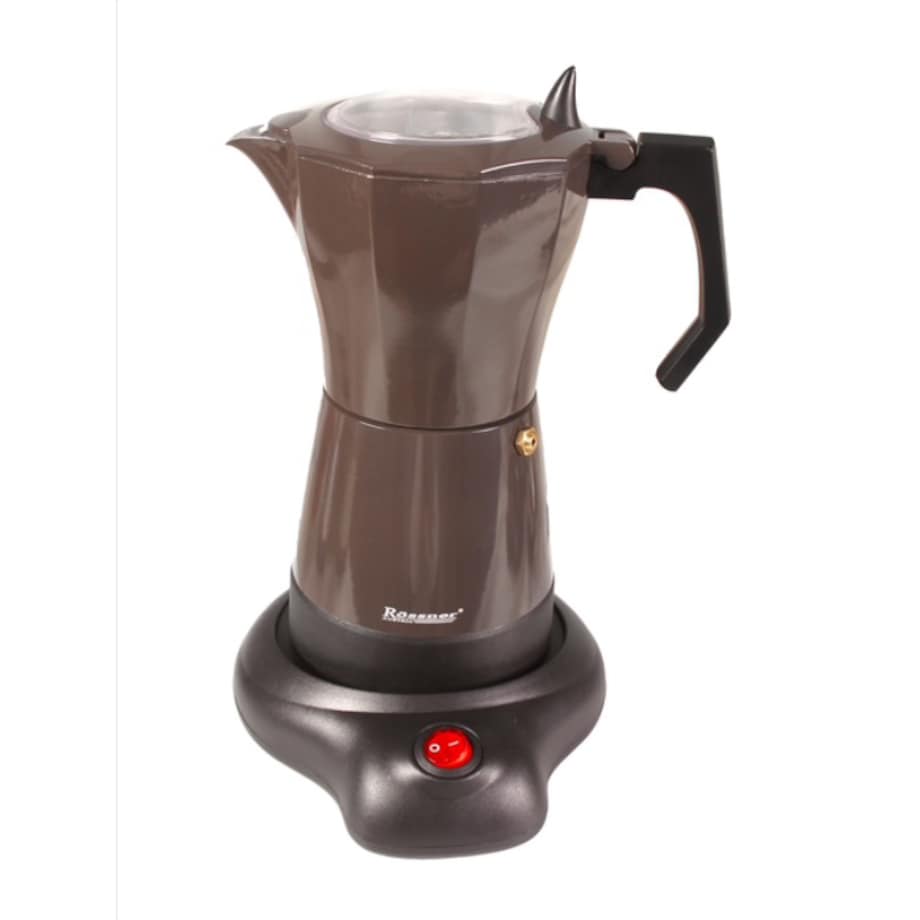 Kawiarka elektryczna kafeterka espresso brązowa ROSSNER