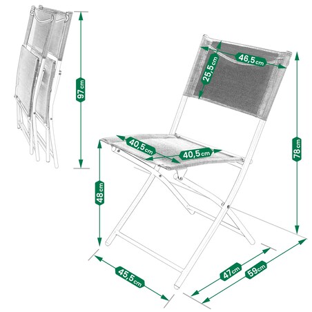 Meble Na Balkon Ogród Taras Komplet Stół 2 Krzesła Zestaw Ogrodowe