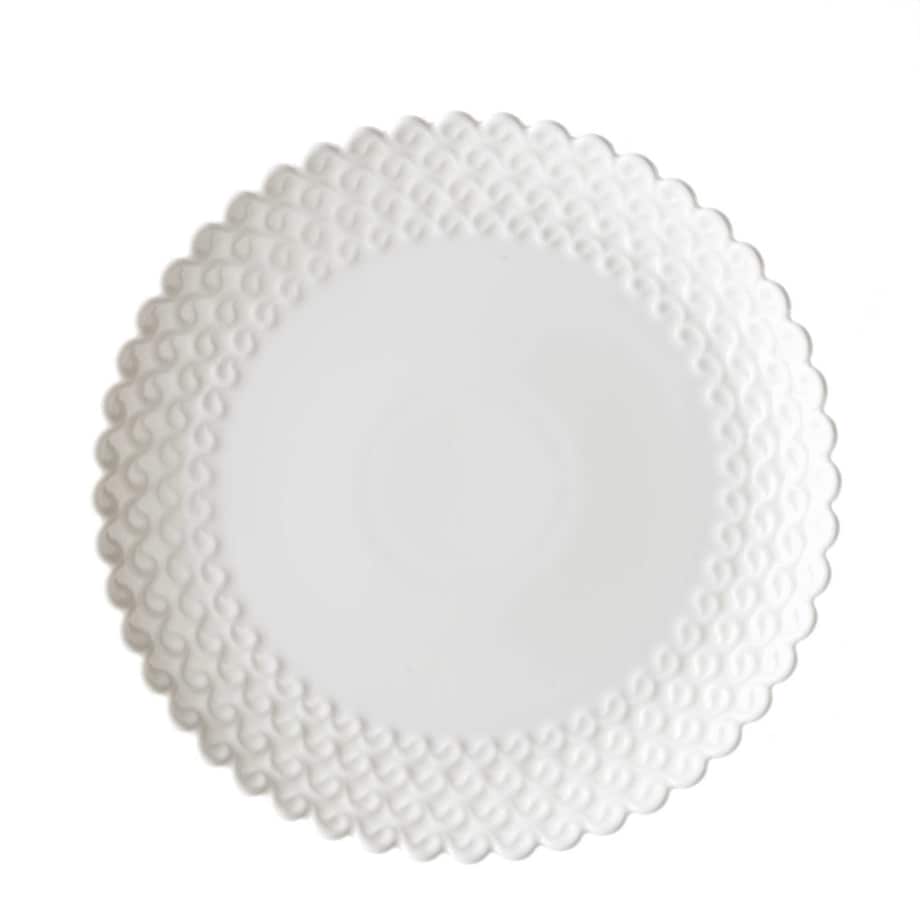 Zestaw 6 talerzy obiadowych Momenti - Biały, 26 cm