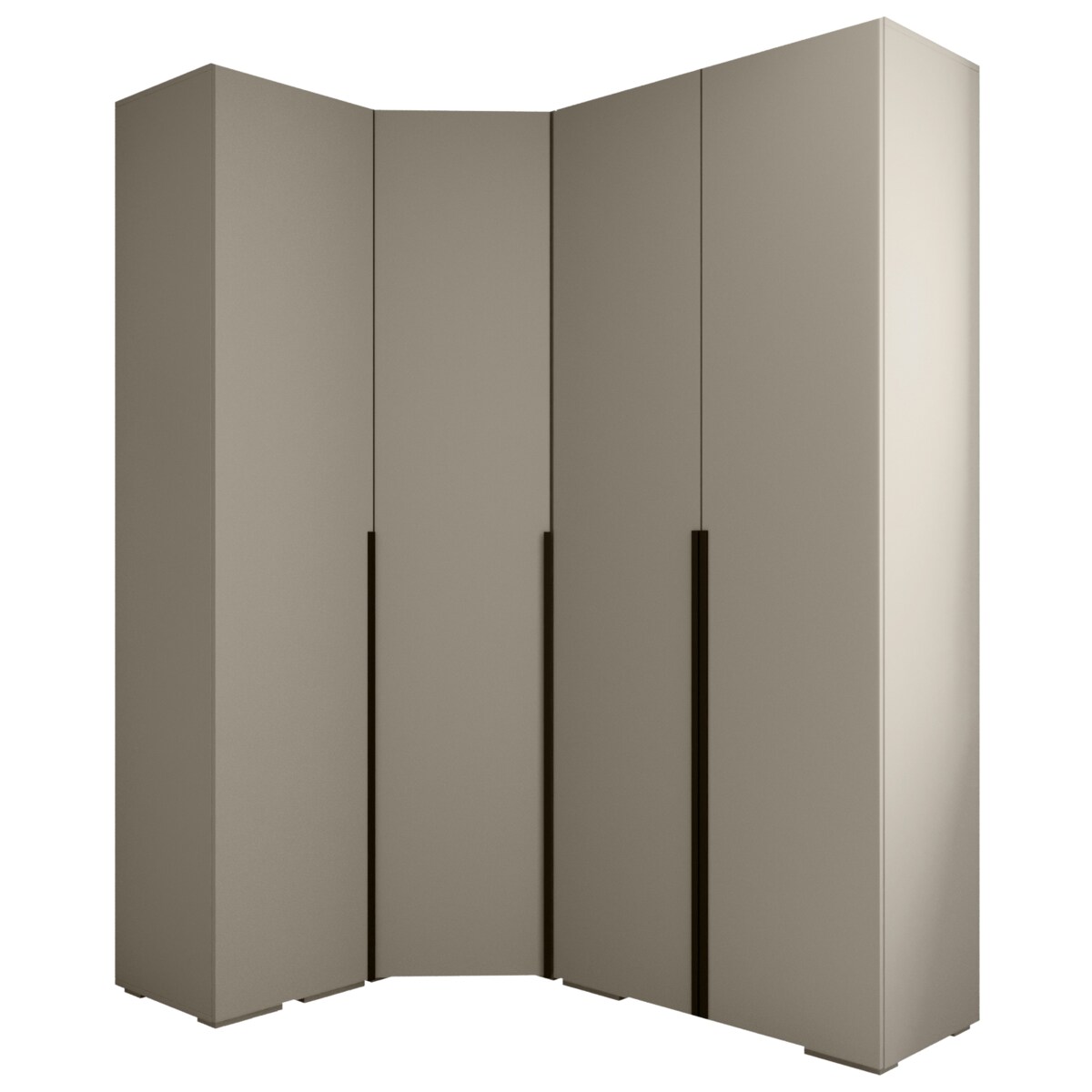 Garderoba wysoka do przedpokoju INOVA 1 Z3 kaszmir+czarny