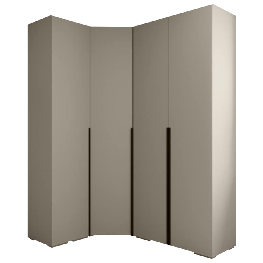 Garderoba wysoka do przedpokoju INOVA 1 Z3 kaszmir+czarny