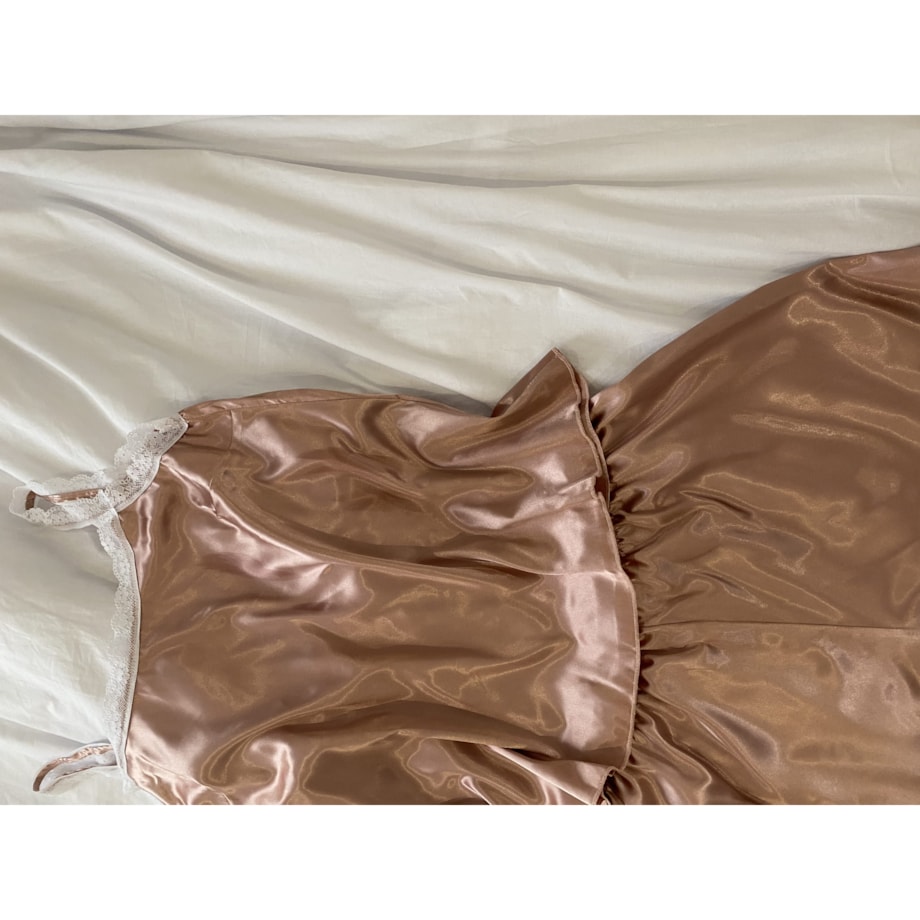 Piżama Damska Z Koronką Róż L/Xl