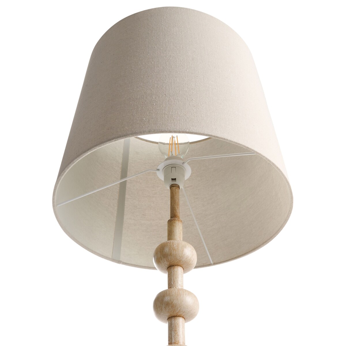 Lampa podłogowa KRIOS Metal Jasnobrązowy