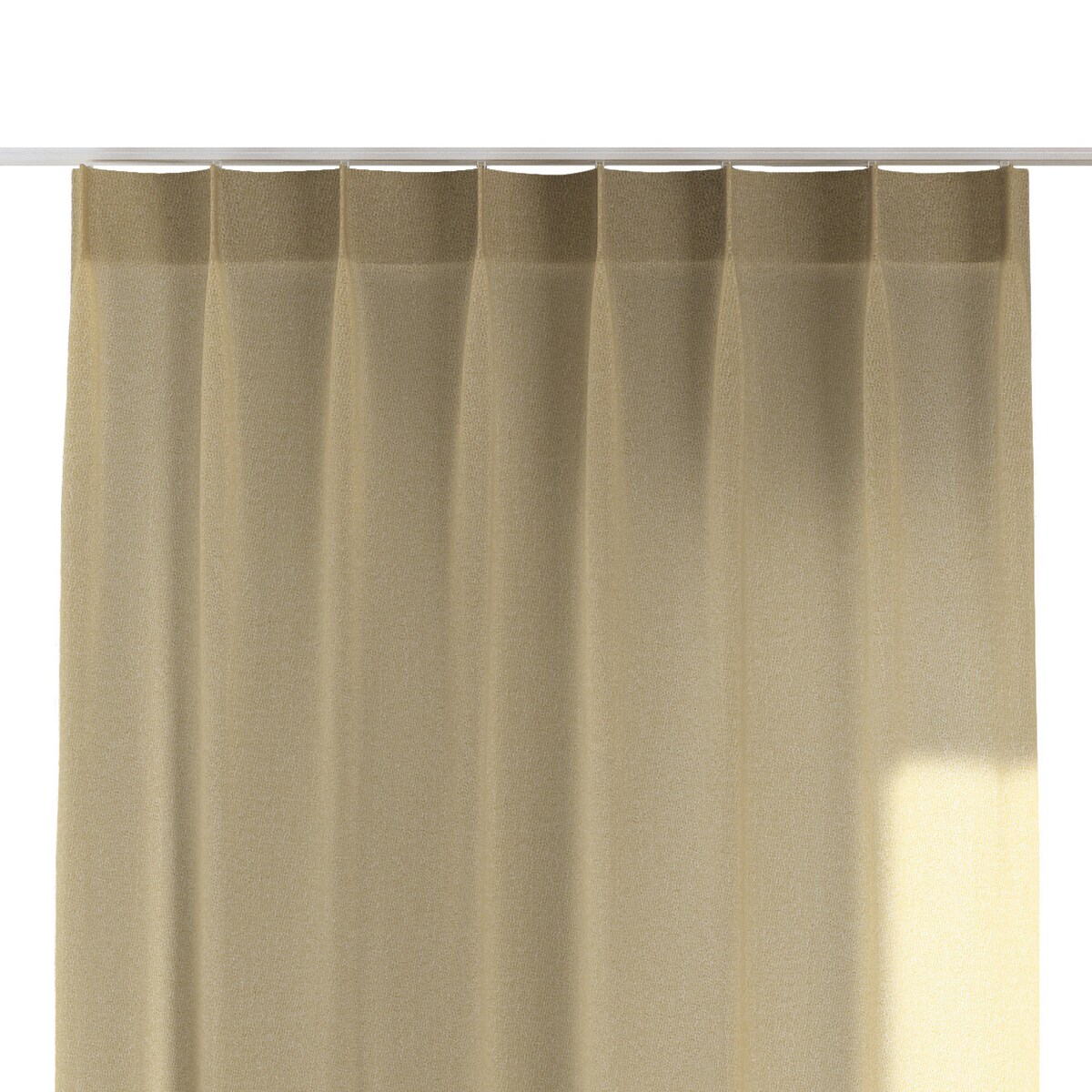 Zasłona na haczykach flex pojedynczych 130x245 jasny beż