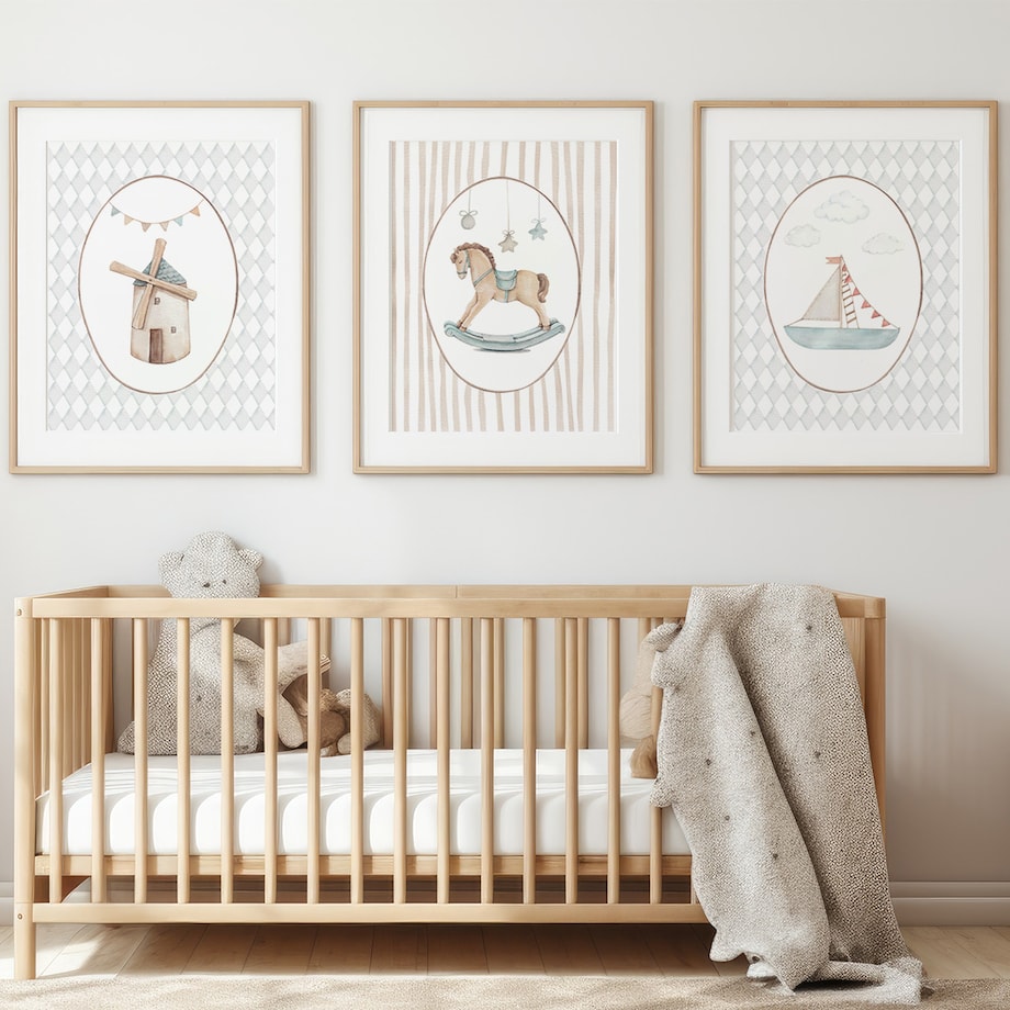 3 x plakat dla dzieci | zestaw 3 30x40