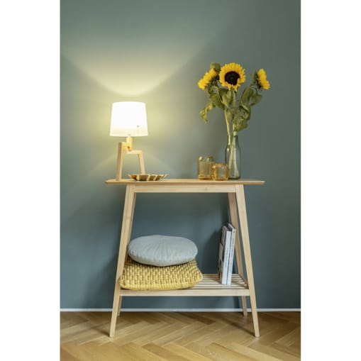 Bambusowa konsola z półką, 80 x 76 x 30 cm, Kona, WENKO