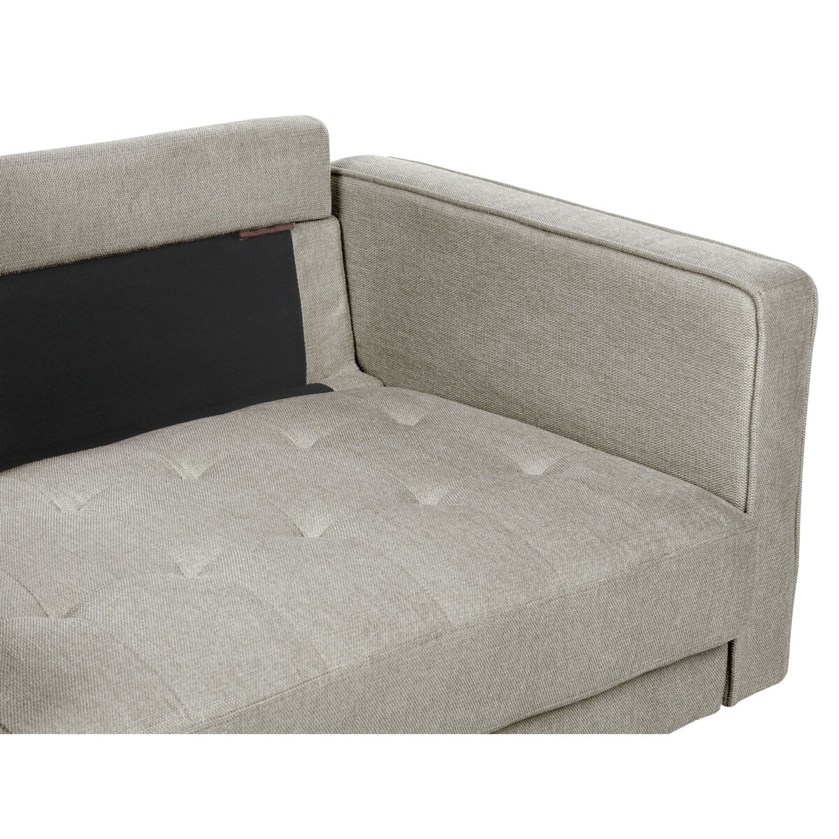 Sofa NURMO Beżowoszary dla 2 osób