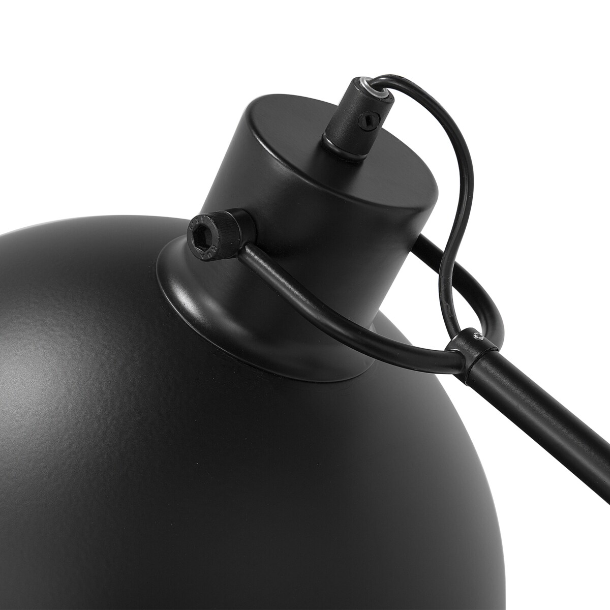 Lampa podłogowa DINTEL Metal Czarny