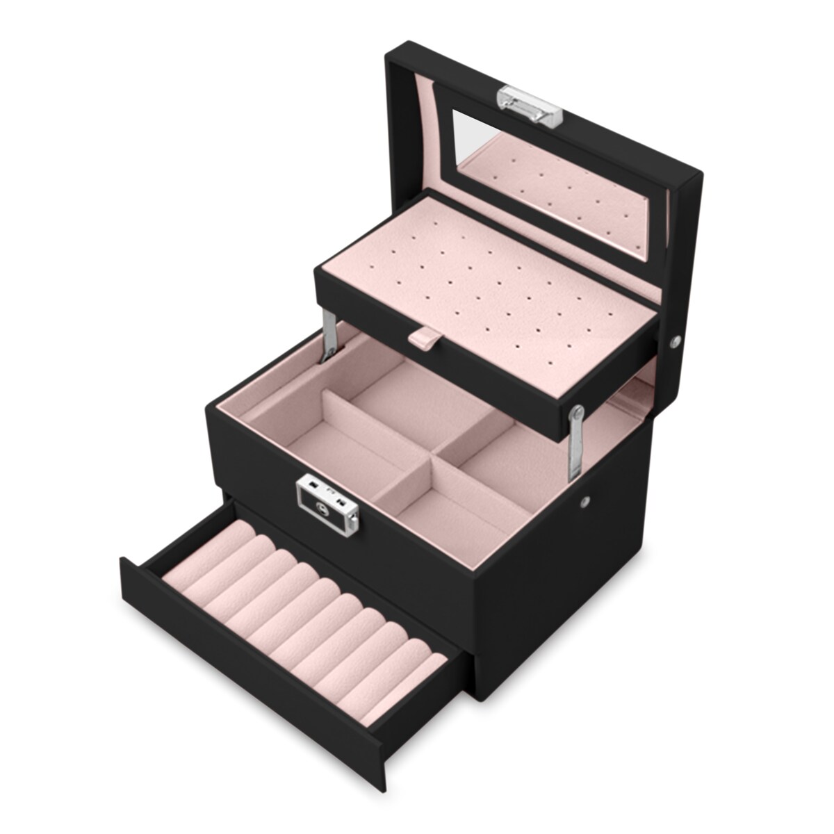 Szkatułka na biżuterię skrzynka pudełko kuferek Massido