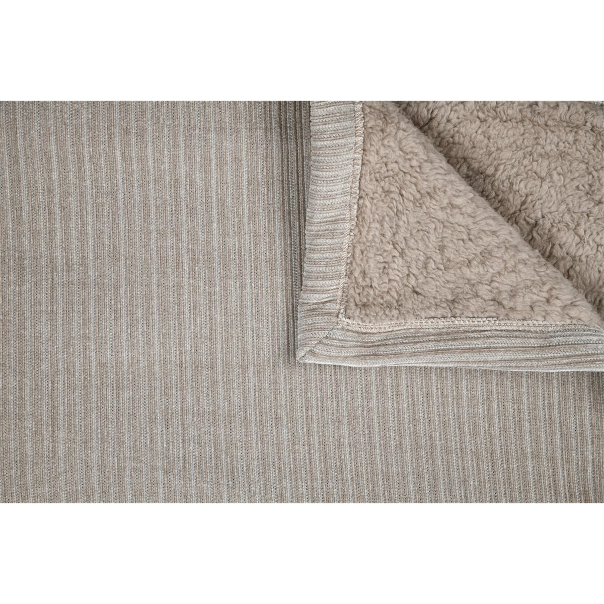 Pluszowy koc z barankiem, CLAYTON, 130 × 160 cm