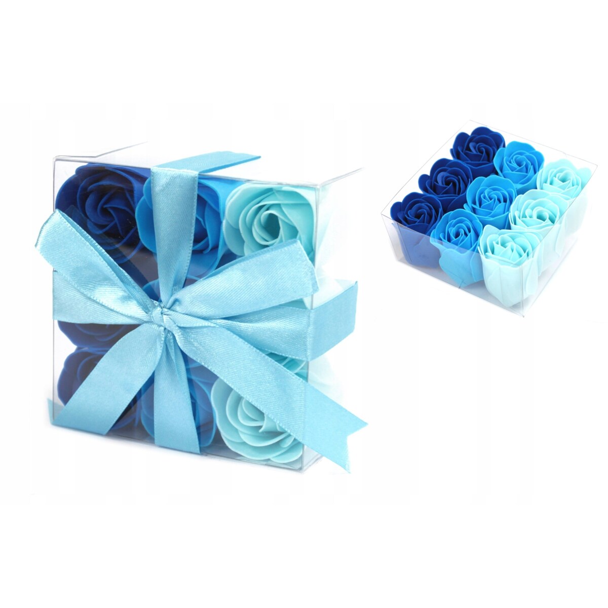 PACHNĄCE KWIATY MYDLANE róża w pudełku na prezent BOX kobiet dzień urodziny