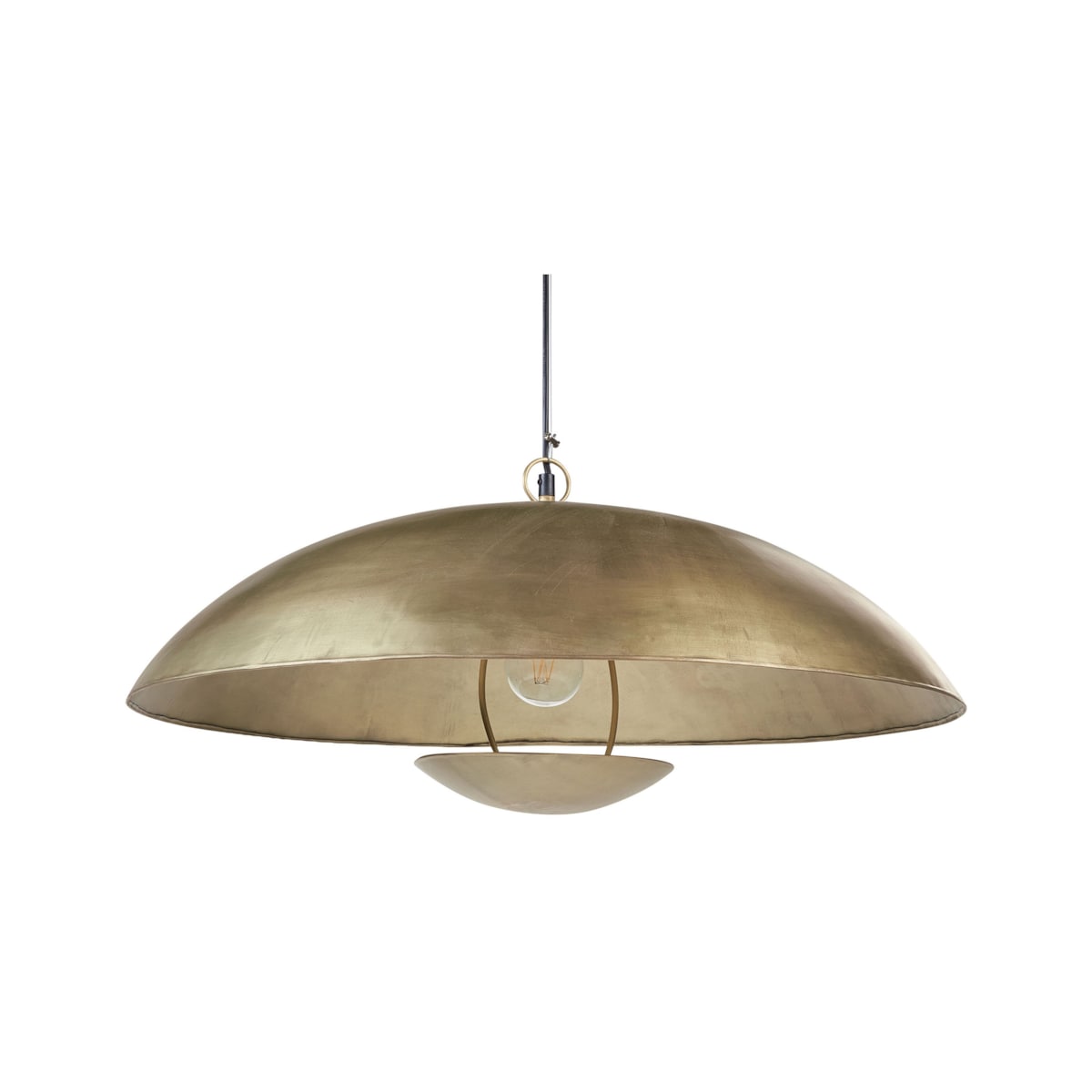 Lampa wisząca metalowa mosiężna AGRANI