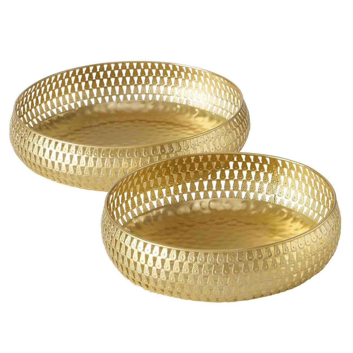 Misy dekoracyjne złote GALDO, 2 sztuki